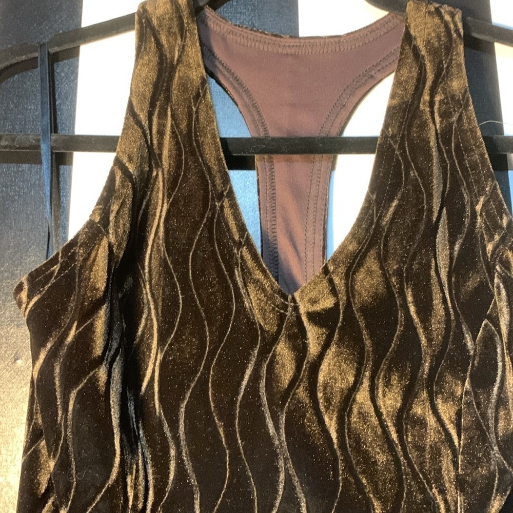 Vintage 1993 Scott McClintock Burnout Velvet Racerback Maxi Dress Size Medium 8 - Picture 12 of 17